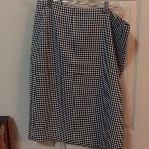 Gingham skirt